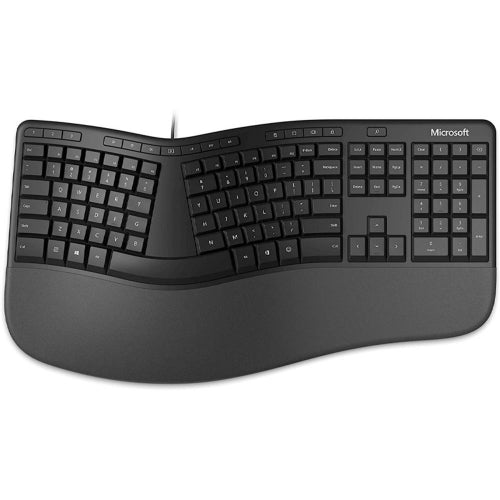 Microsoft Ergonomic Keyboard - Black by Microsoft - Refurbished - Very Good condition - US$223.49