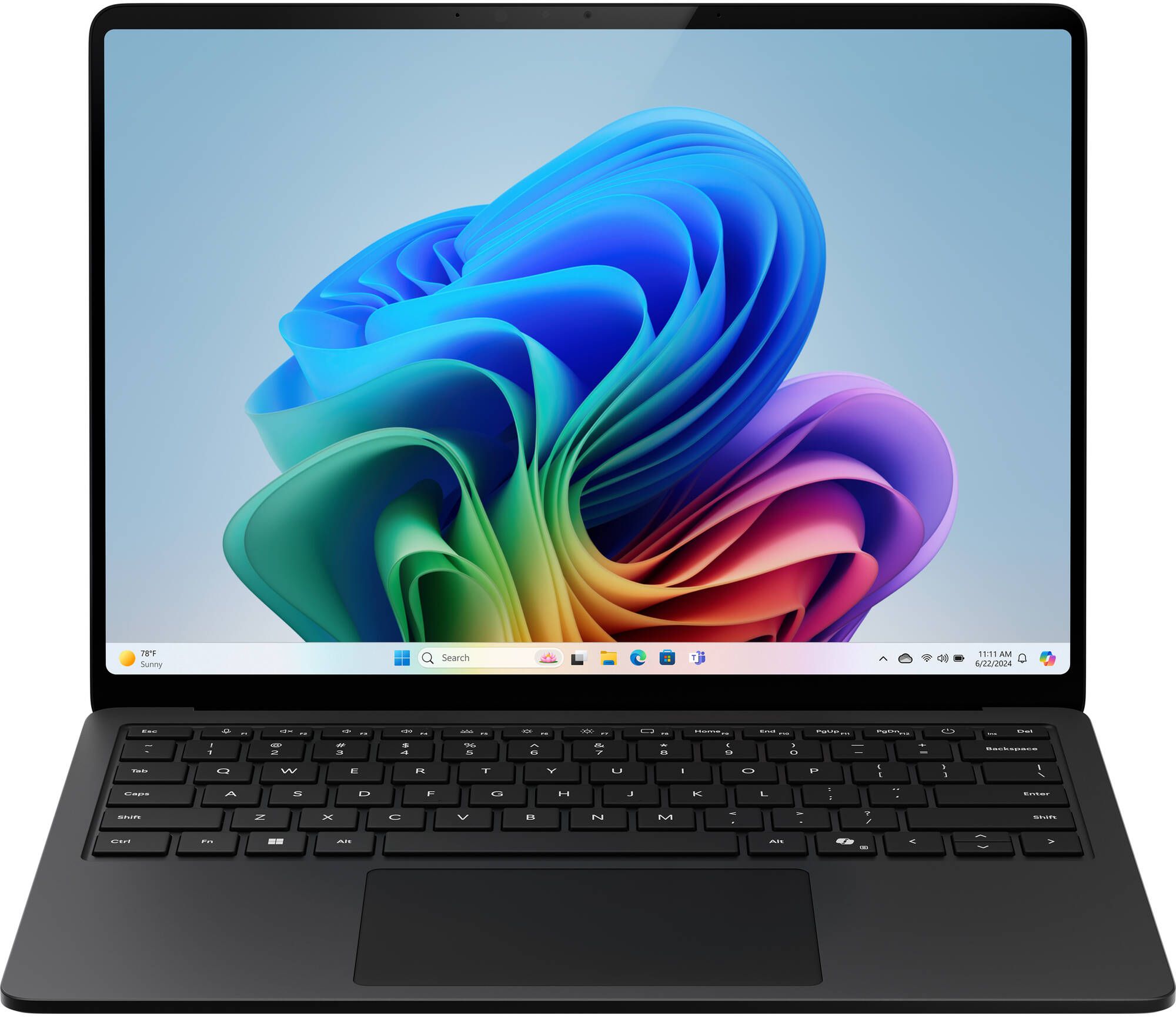 Microsoft Surface Laptop 7th Edition Copilot+ PC 15" - Black - Snapdragon X Elite 3.8GHz - 32GB RAM - 1TB by Microsoft - Image 2