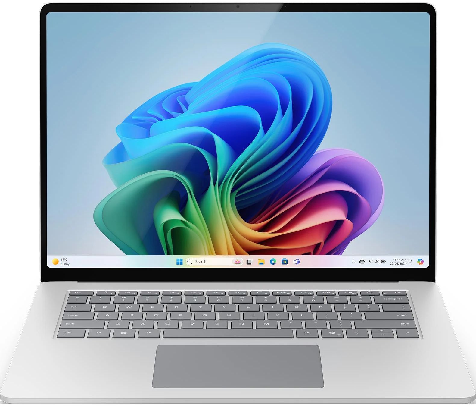 Microsoft Surface Laptop 7th Edition Copilot+ PC 15" - Platinum - Snapdragon X Elite 3.8GHz - 16GB RAM - 1TB by Microsoft - Refurbished - Very Good condition