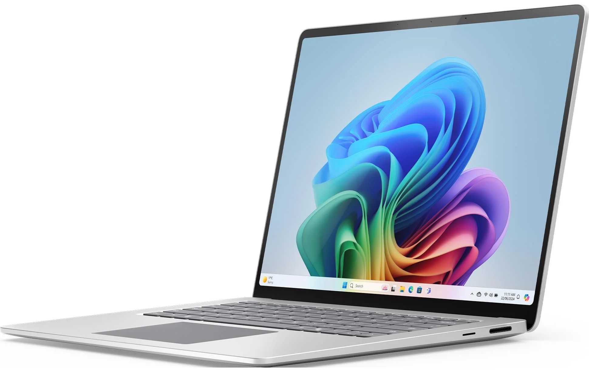 Microsoft Surface Laptop 7th Edition Copilot+ PC 15" - Platinum - Snapdragon X Elite 3.8GHz - 16GB RAM - 1TB by Microsoft - Image 4
