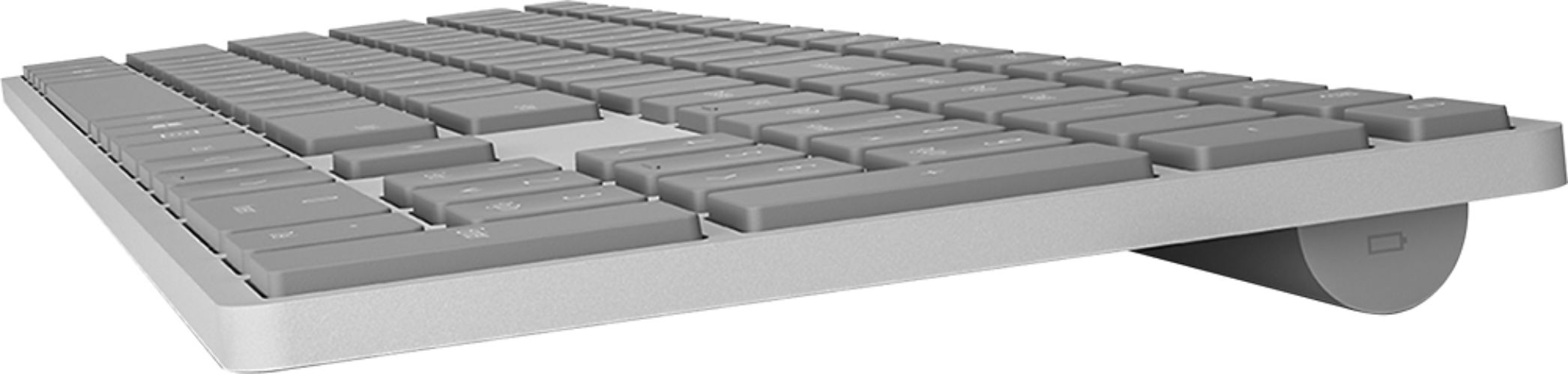 Microsoft Surface Full-size Wireless Keyboard - Silver by Microsoft - Image 2