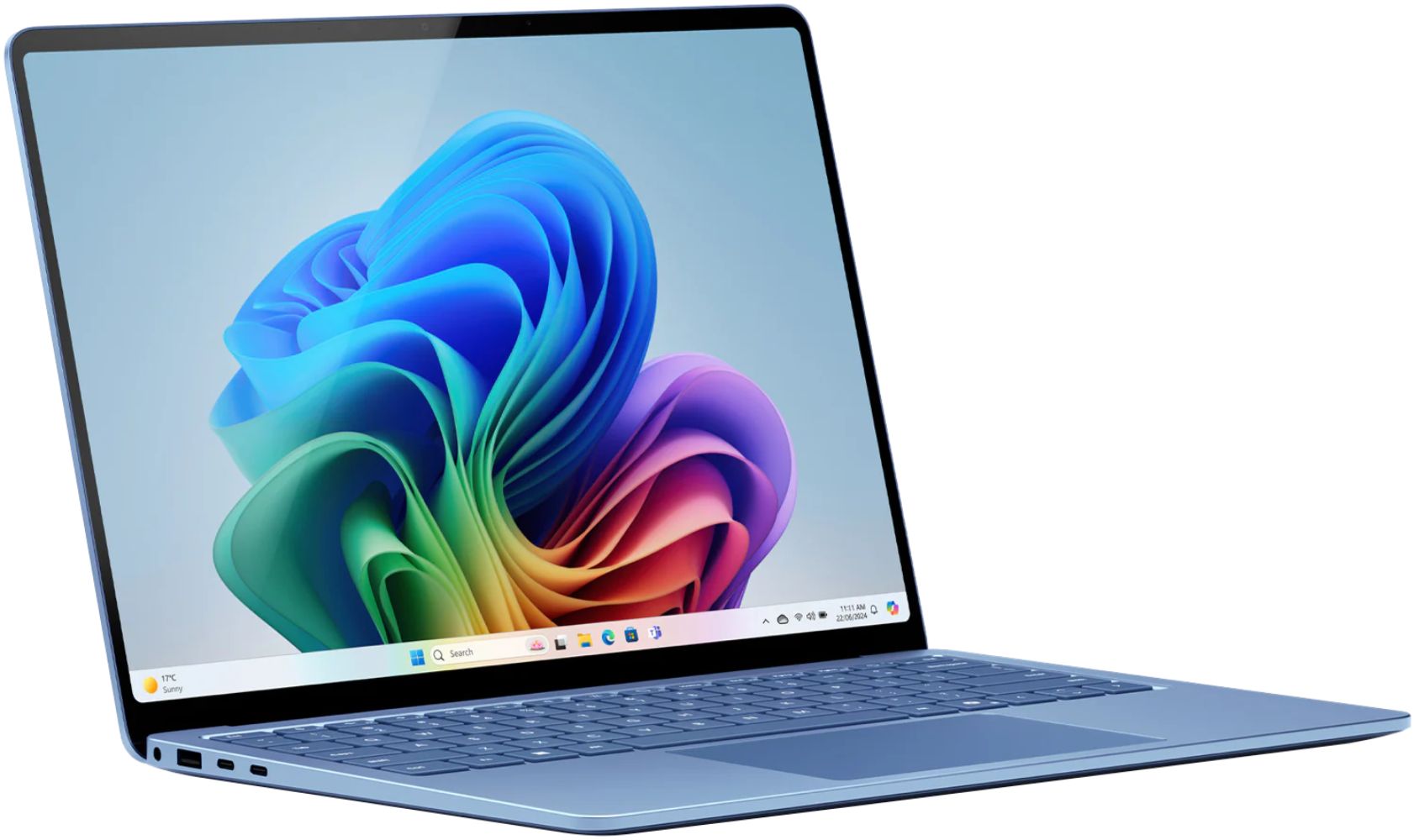 Microsoft Microsoft Surface Laptop 7th Edition Copilot+ PC 13.8" - Snapdragon X Elite 3.8GHz - 16GB - 512GB - Sapphire - 13.8 Inch - Very Good - Standard Battery by Microsoft - Refurbished - Very Good condition - Image 3