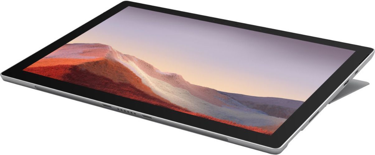 Microsoft Surface Pro 7 with Surface Pro Type Cover - 128GB - WiFi - Intel Core i5-1035G4 1.1GHz - 8GB RAM - Platinum/Red by Microsoft - Image 2
