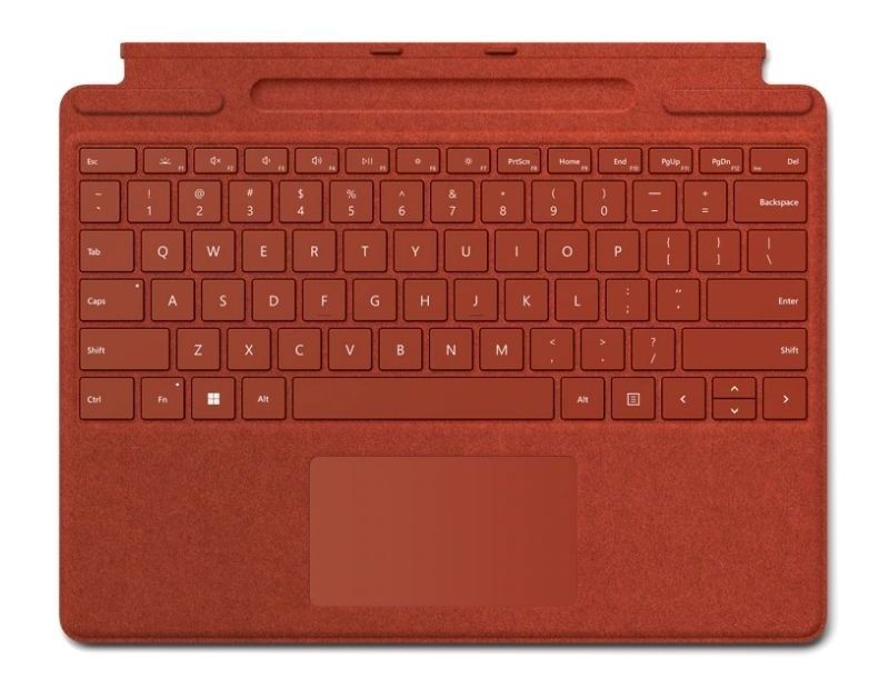 Microsoft Surface Pro 7 with Surface Pro Type Cover - 128GB - WiFi - Intel Core i5-1035G4 1.1GHz - 8GB RAM - Platinum/Red by Microsoft - Image 5