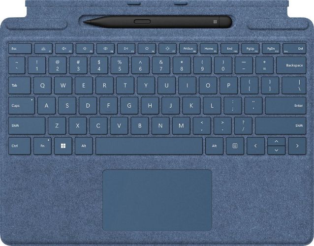 Microsoft Surface Pro Signature Keyboard Cover with Slim Pen 2 - Sapphire by Microsoft - Refurbished - Brand New condition - CA$343.99