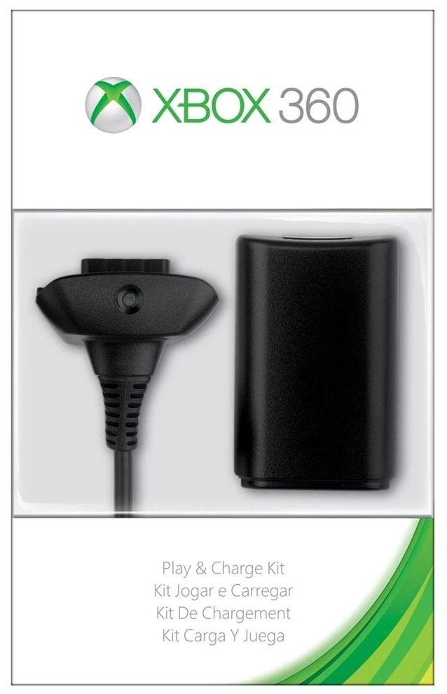 Refurbished Microsoft Xbox 360 Play and Charge Kit Reebelo US