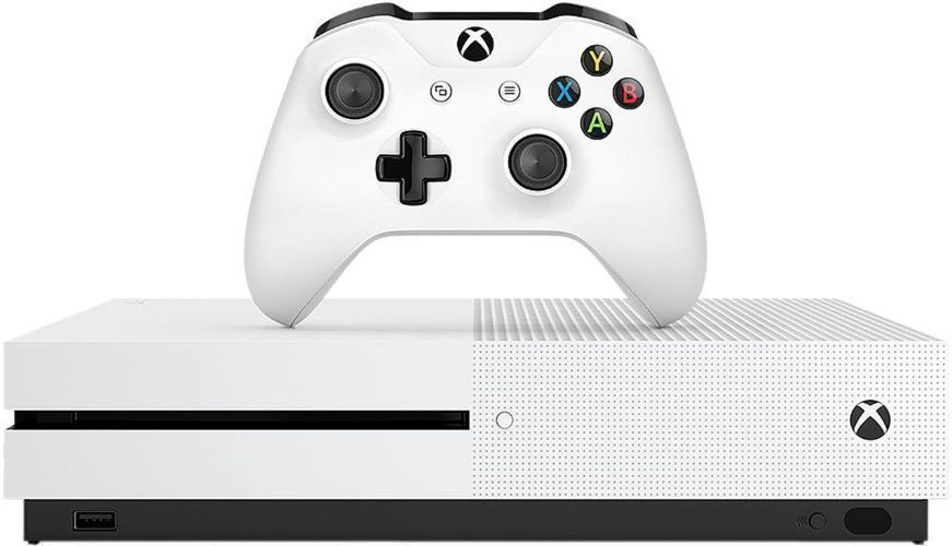 Microsoft Xbox One S Gaming Console (Disc Edition) - 500GB - Robot White by Microsoft - Image 2