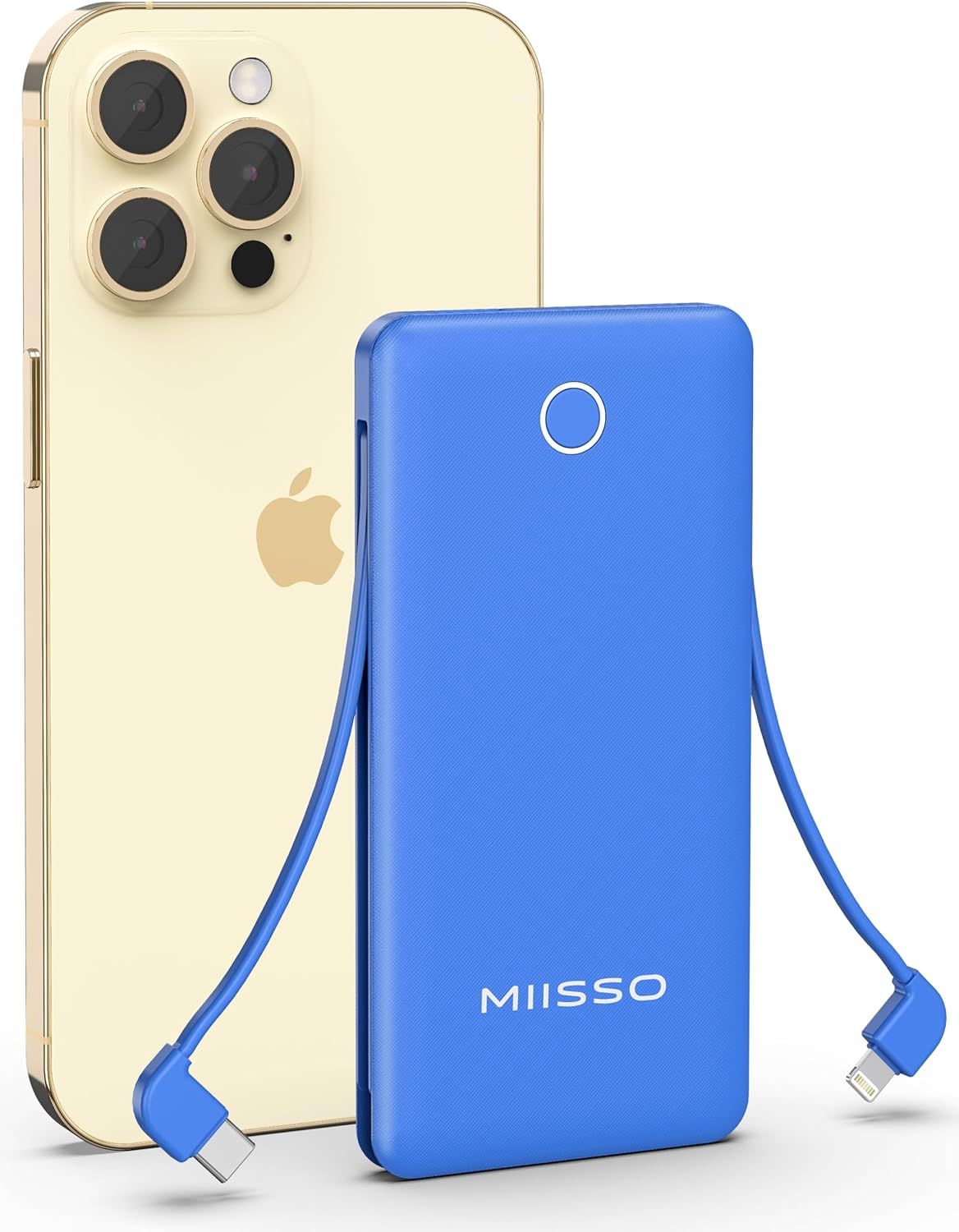 Miisso 10K95 10000mAh Power Bank - Blue by Miisso - Refurbished - Premium condition - US$25.98