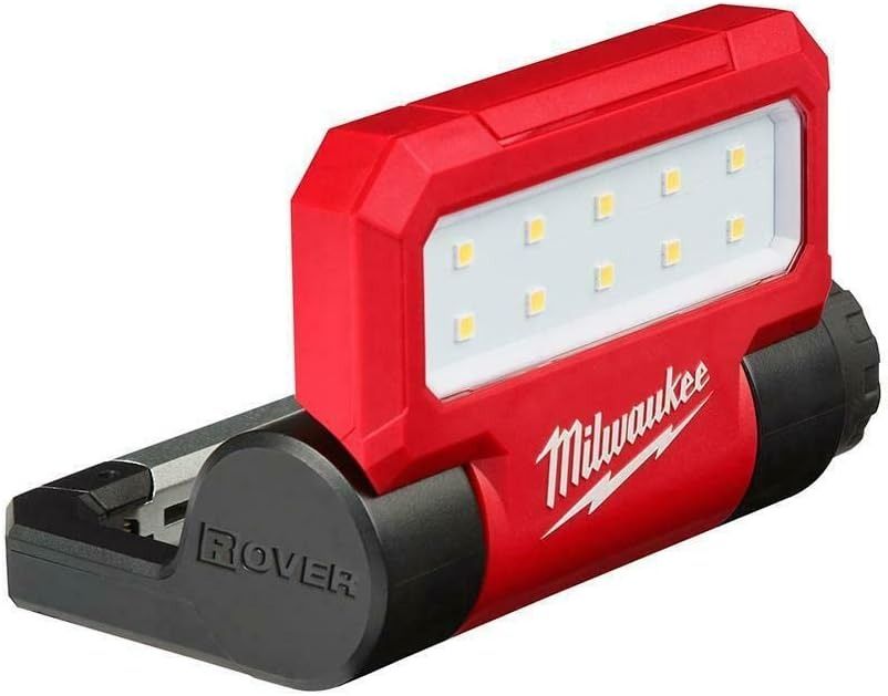 Milwaukee 2114-21 550-Lumen LED Rechargeable Pivoting Flood Light - Red by Milwaukee - Image 2