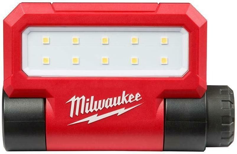Milwaukee 2114-21 550-Lumen LED Rechargeable Pivoting Flood Light - Red by Milwaukee - Image 4