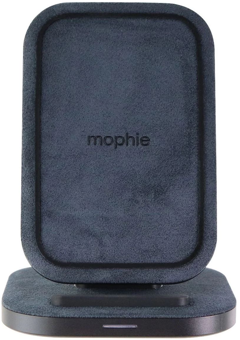 Mophie 15-Watt Wireless Charging Stand for Qi Enabled Devices - Blue by Mophie - Refurbished - Very Good condition - US$15.98