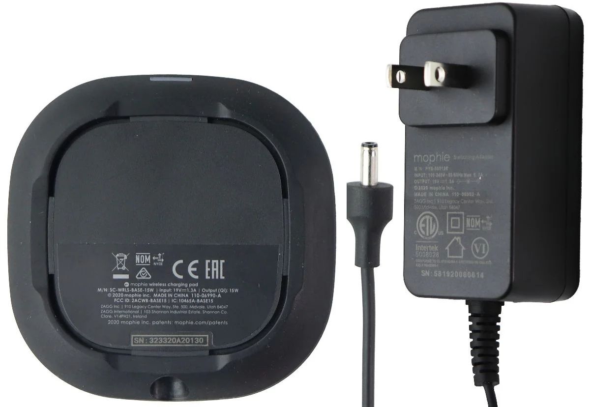 Mophie 15W Universal Wireless Charge Pad - Black by Mophie - Refurbished - Like New condition - Image 2