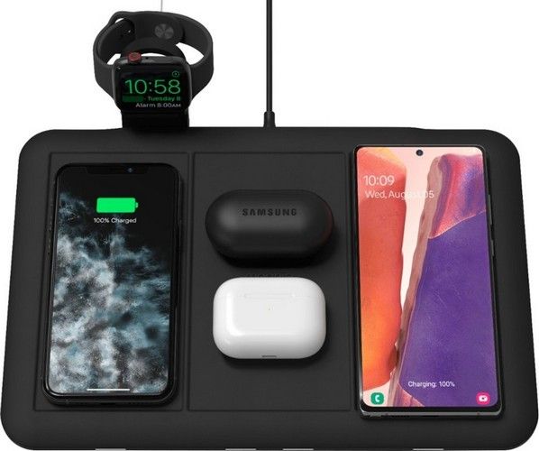 Mophie 4-in-1 Universal Wireless Charging Mat - Black by Mophie - Refurbished - Good condition - US$63.48