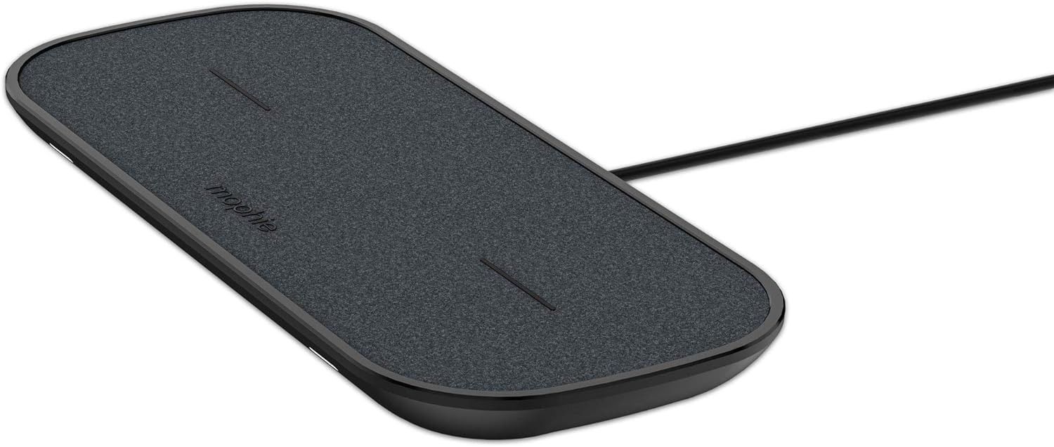 Mophie Dual Universal Wireless Charging Pad - Black by Mophie - Refurbished - Very Good condition - US$34.32