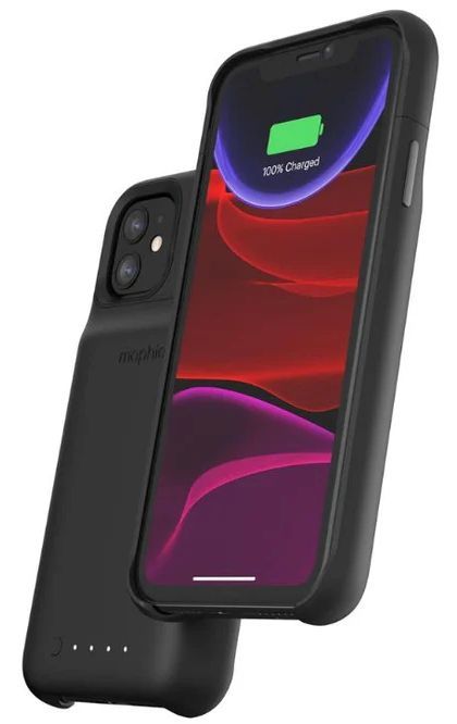 Mophie Juice Pack Access External Battery Case with Wireless Charging for Apple iPhone 11 - Black by Mophie - Refurbished - Very Good condition - US$35.58