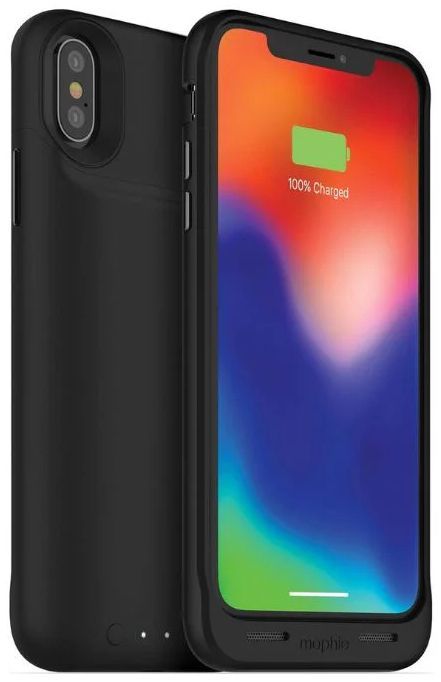 Mophie Juice Pack Air Battery Phone Case for iPhone X - Black by Mophie - Refurbished - Good condition - US$20.98