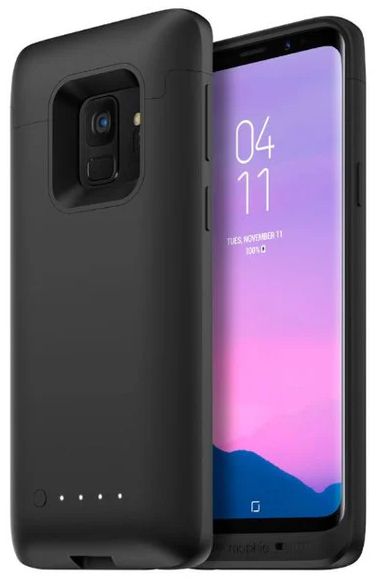 Mophie Juice Pack External Battery Phone Case with Wireless Charging for Samsung Galaxy S9 - Black by Mophie - Refurbished - Brand New condition - CA$51.49
