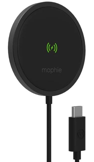 Mophie Snap+ 15W Fast Charge Wireless Charger with MagSafe - Black by Mophie - Refurbished - Brand New condition - US$19.99