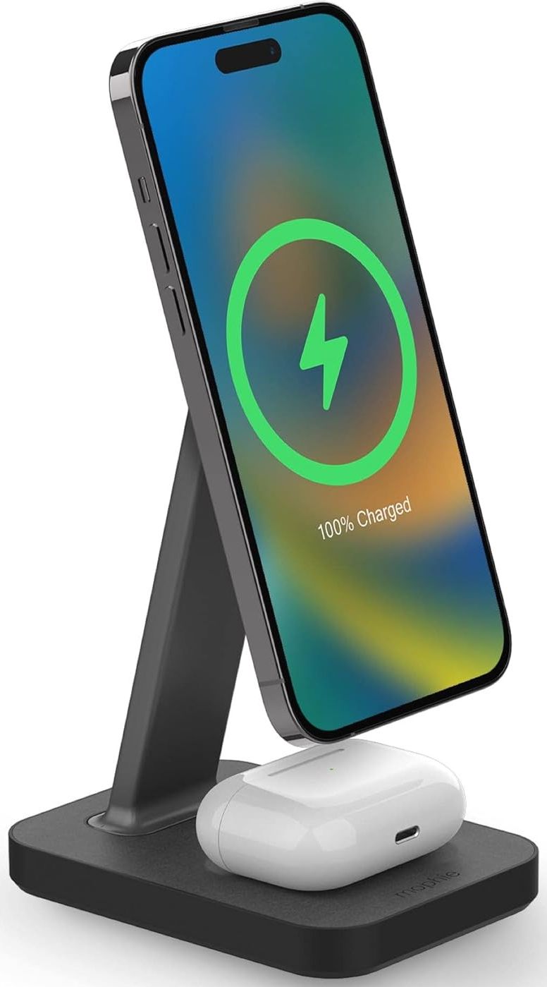 Mophie Snap+ Wireless Charging Stand with MagSafe - Black by Mophie - Image 2