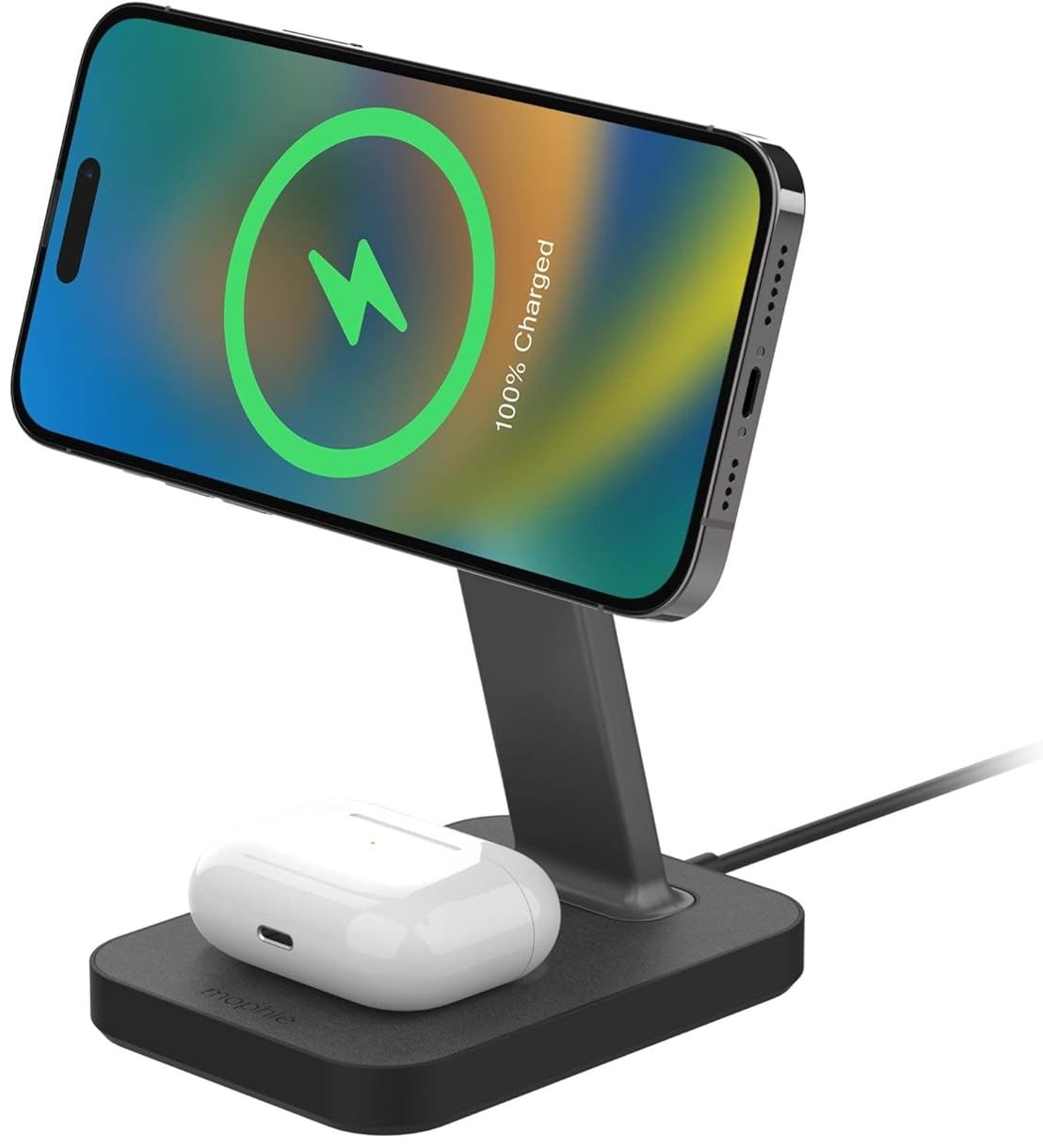Mophie Snap+ Wireless Charging Stand with MagSafe - Black by Mophie - Image 3