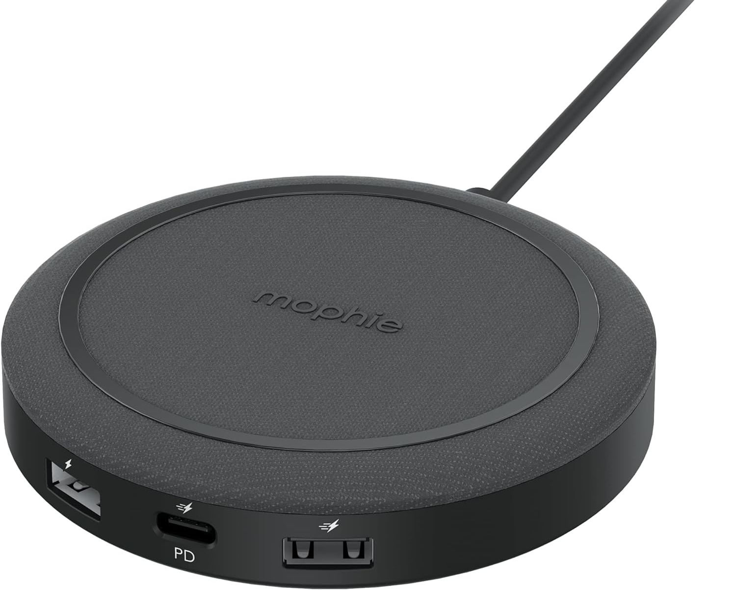 Mophie Universal Wireless Charging Hub - Black by Mophie - Refurbished - Good condition - US$20.98