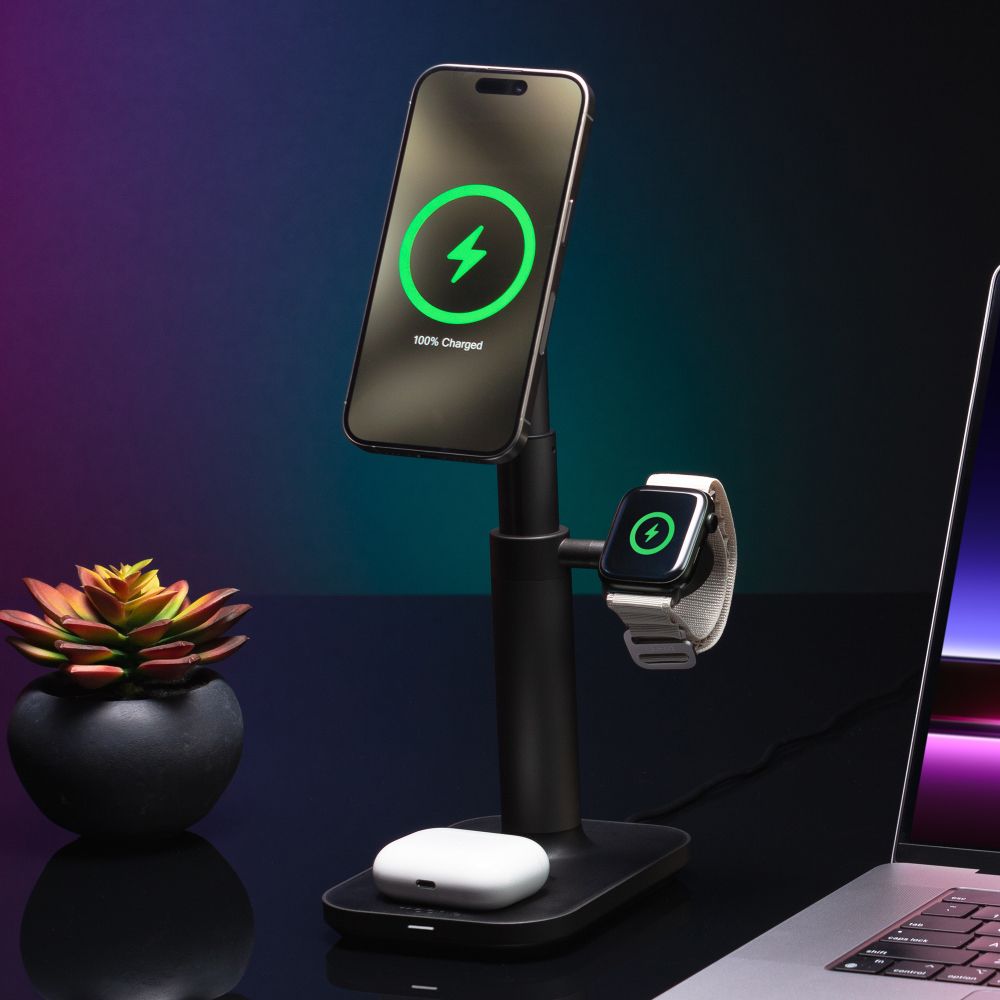 Mophie Universal Wireless MagSafe 3-in-1 Extendable Stand - Black - Very Good by Mophie - Image 5