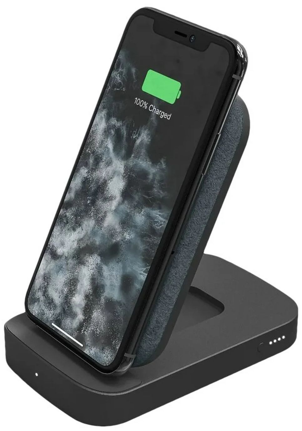 Mophie Wireless Power Station Stand 10W + 8K mah + USB-C Power Delivery - Black by Mophie - Image 4