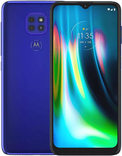 Motorola Moto G9 Play - 64GB - 1 Physical SIM - Sapphire Blue - Unlocked by Motorola - Refurbished - Very Good condition - US$111.98