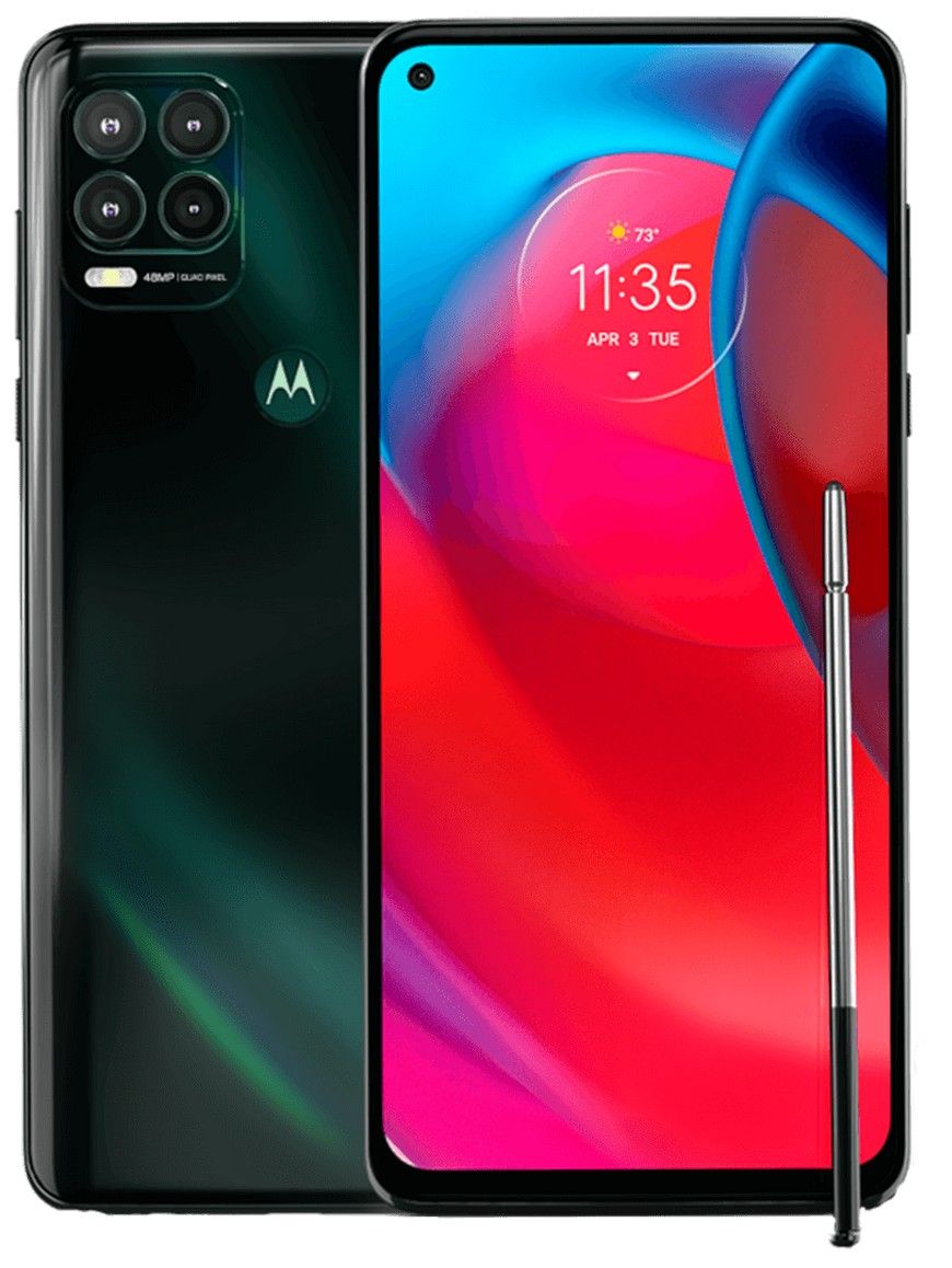 Motorola Moto G Stylus 5G (2021) - 128GB - 4GB RAM - Cosmic Emerald - Unlocked by Motorola - Refurbished - Very Good condition - US$121.97