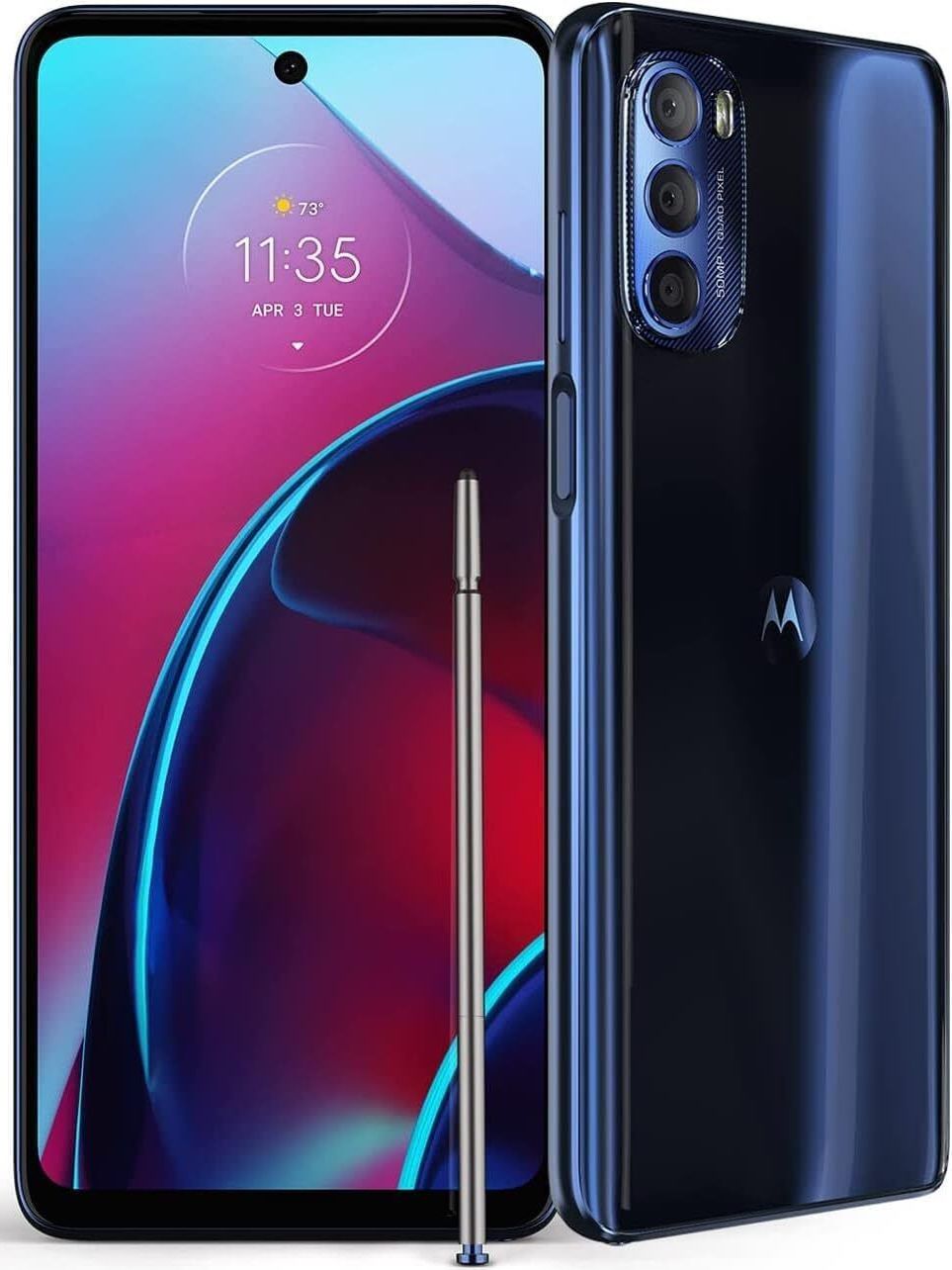 Motorola Moto G Stylus 5G (2022) - 128GB - 4GB RAM - Twilight Blue - Unlocked by Motorola - Refurbished - Like New condition - CA$162.48