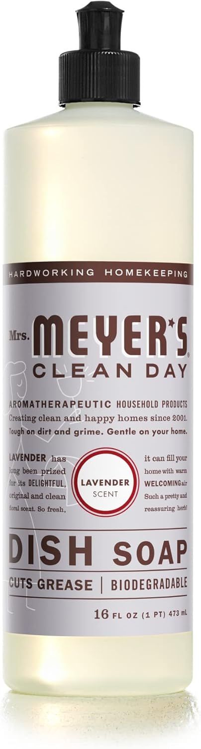 Mrs. Meyer's Clean Day Lavender Scent Liquid Dish Soap 473ml - Default by Mrs. Meyer's Clean Day - Refurbished - Very Good condition - US$16.38
