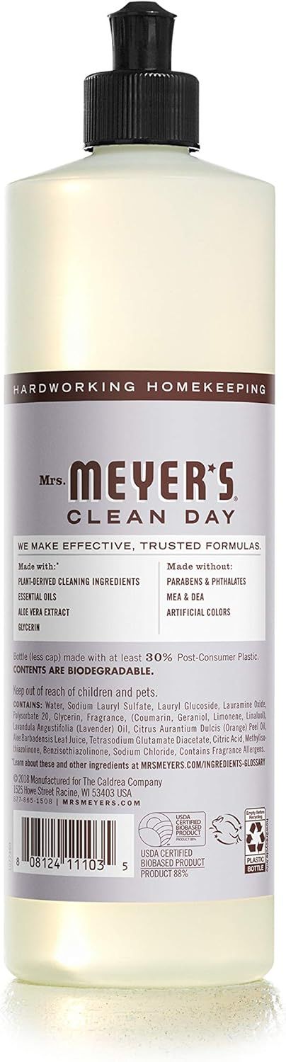 Mrs. Meyer's Clean Day Lavender Scent Liquid Dish Soap 473ml - Default by Mrs. Meyer's Clean Day - Image 2