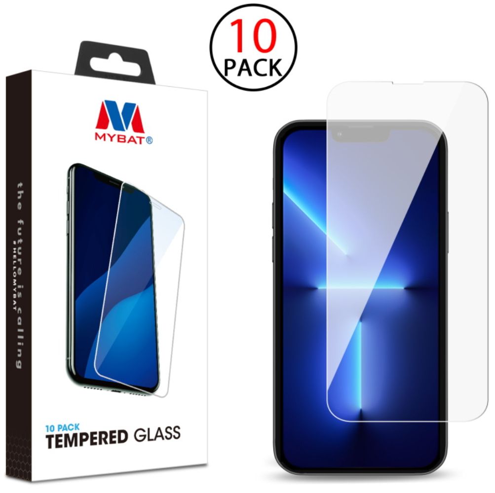 MyBat 10-Pack of Tempered Glass Screen Protector for iPhone 14 Pro - Transparent - Brand New by MyBat - Refurbished - Brand New condition - US$11.47
