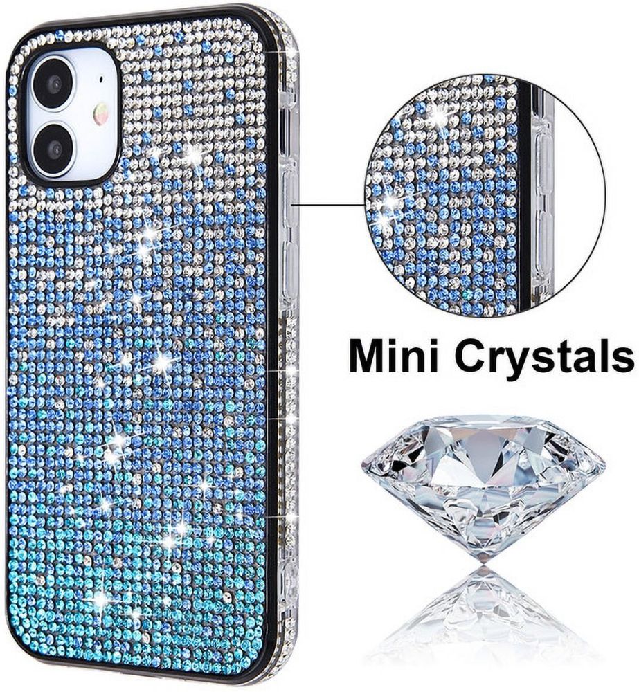 MyBat Airium Crystals Sparks Phone Case for iPhone 12 Mini - Blue Gradient - Brand New by MyBat - Refurbished - Brand New condition - Image 3