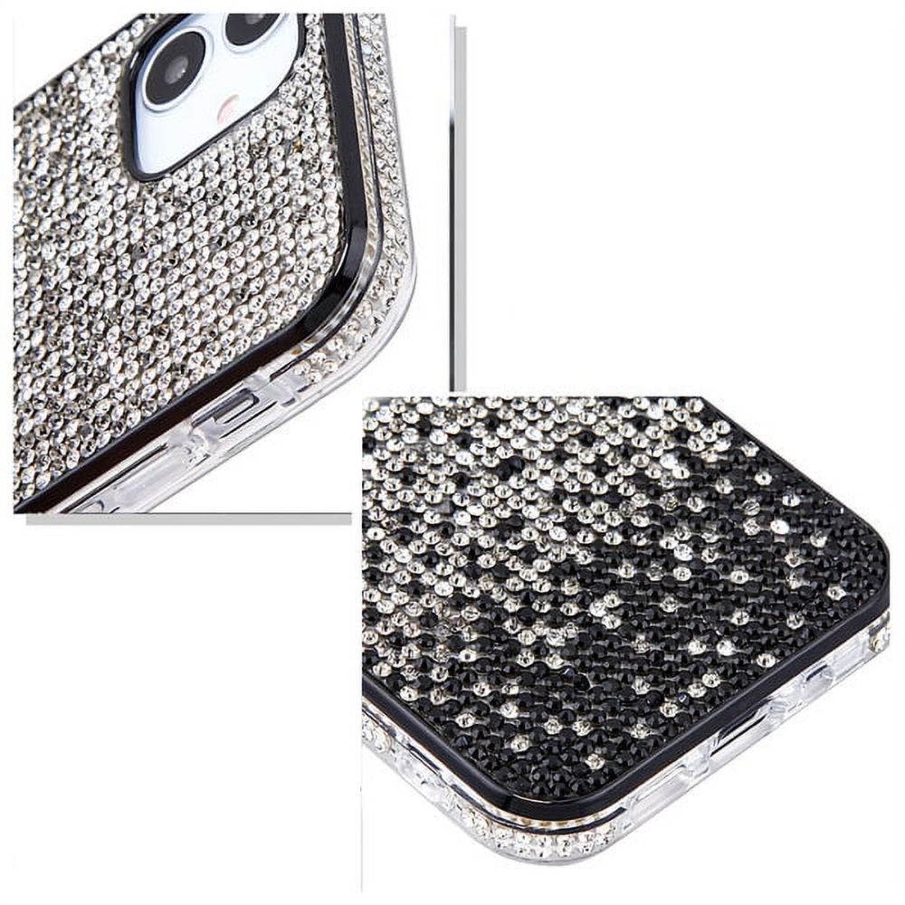 MyBat Airium Crystals Sparks Phone Case for iPhone 12 Mini - Clear / Black Crystals - Brand New by MyBat - Refurbished - Brand New condition - Image 6