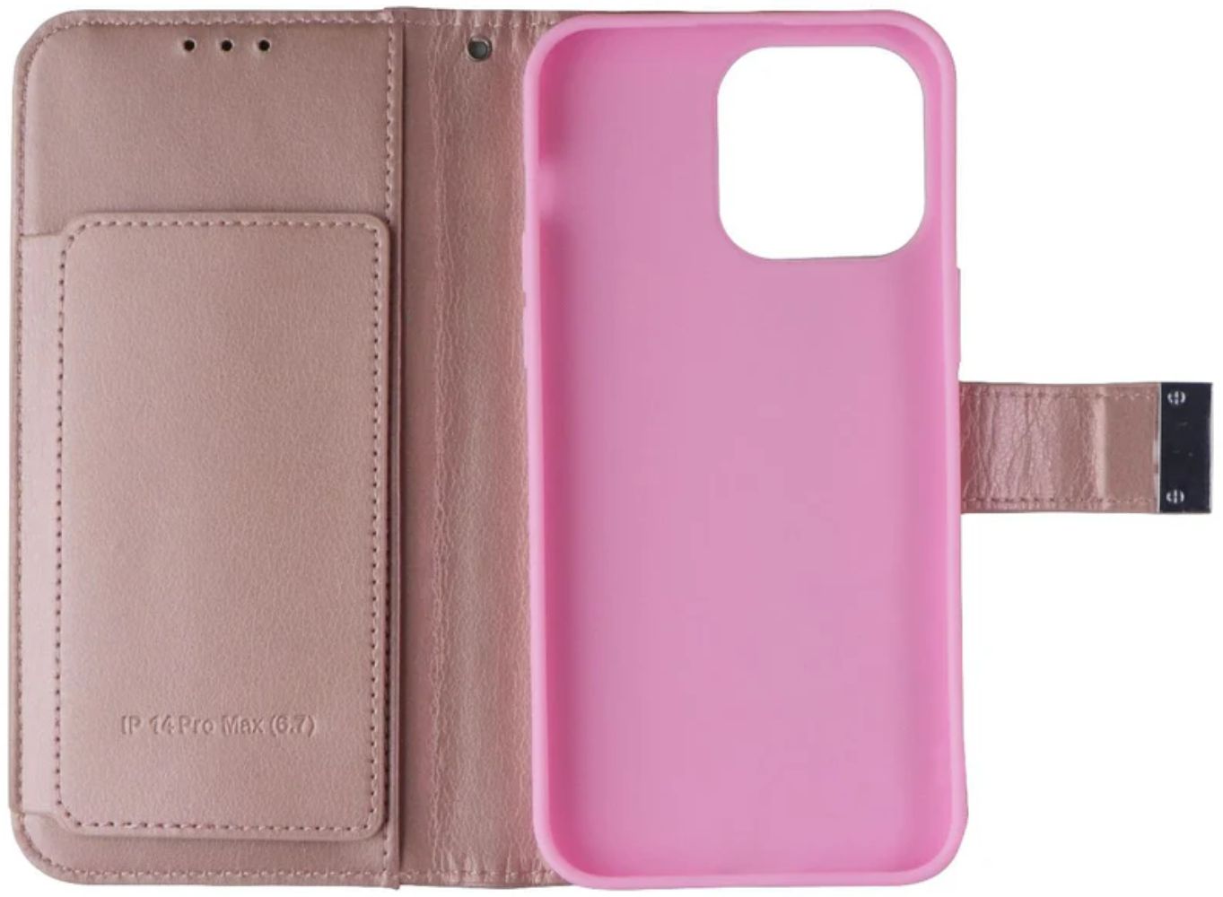 MyBat MyJacket Flip Cover Wallet Phone Case for iPhone 14 Pro Max - Rose Gold - Brand New by MyBat - Refurbished - Brand New condition - Image 3