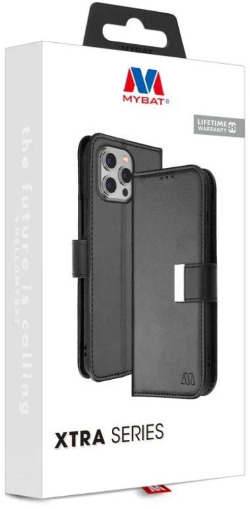 MyBat MyJacket Xtra Series Wallet Phone Case for iPhone 15 Pro - Black/Black - Brand New by MyBat - Image 7