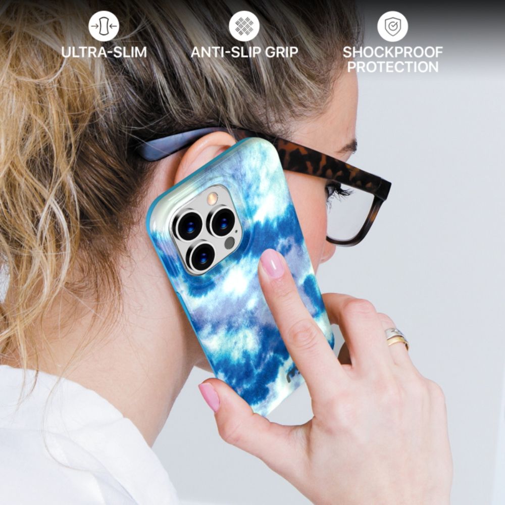 MyBat Pro Chic Series Phone Case for iPhone 13 Pro - Sky Tie Dye by MyBat Pro - Refurbished - Brand New condition - Image 8