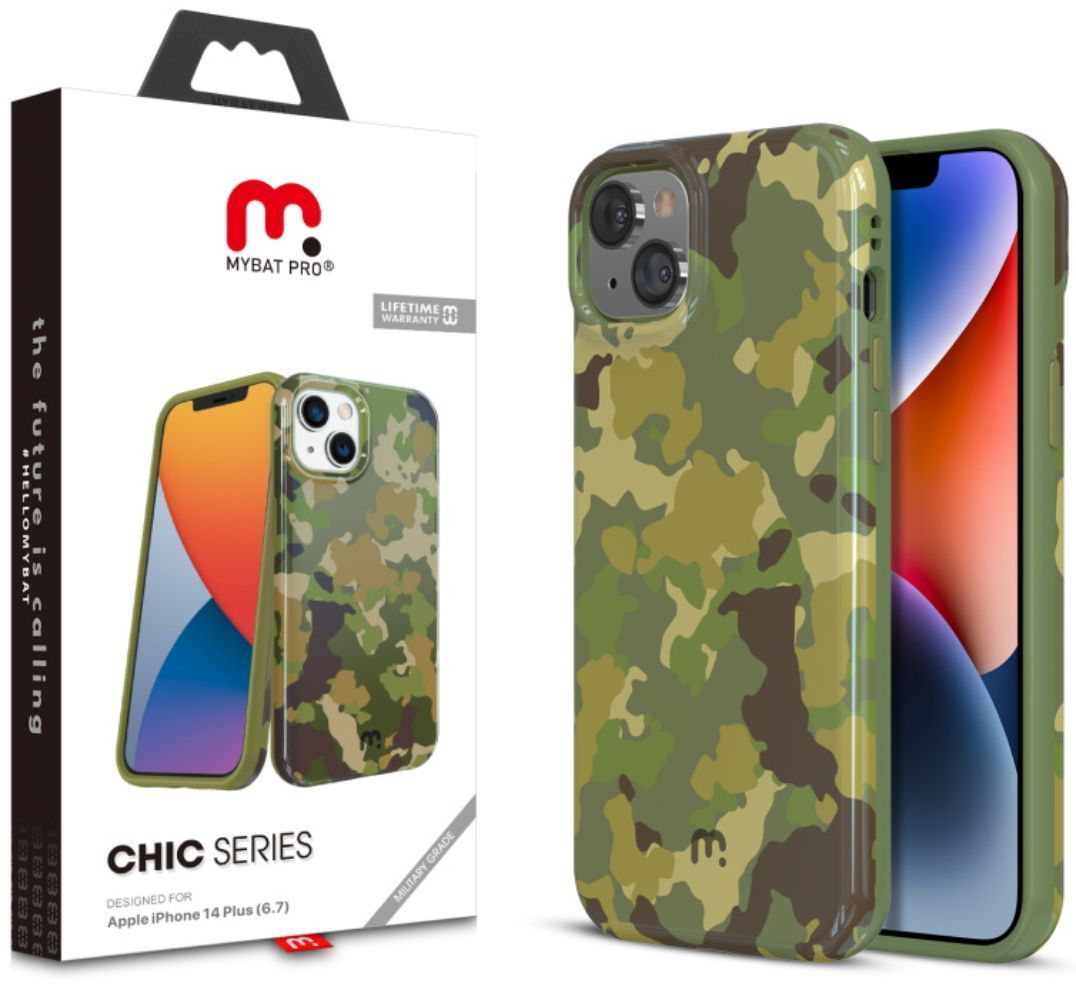 MyBat Pro Chic Series Phone Case for iPhone 14 Plus - Desert Camo by MyBatPro - Refurbished - Brand New condition - US$10.43