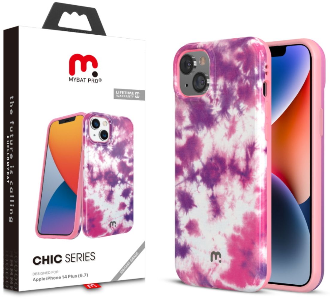MyBat Pro Chic Series Phone Case for iPhone 14 Plus - Sunset Tie Dye by MyBatPro - Refurbished - Brand New condition - US$10.08