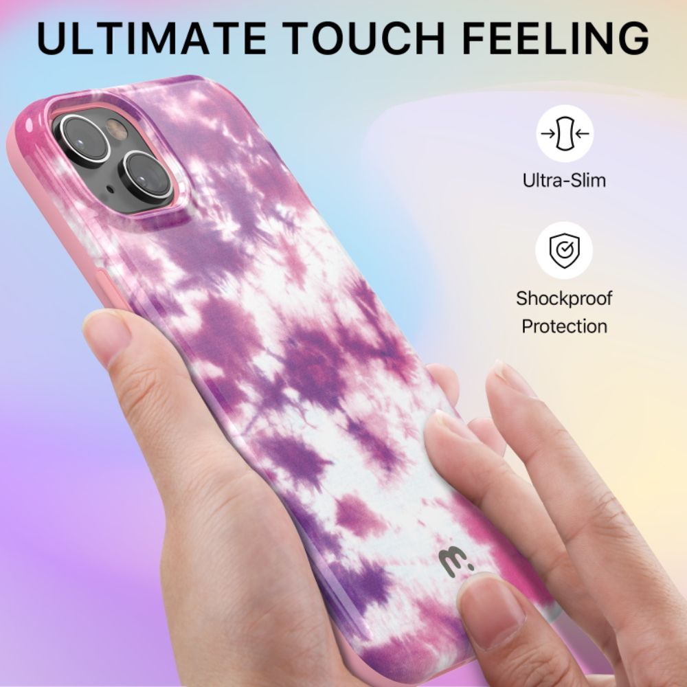 MyBat Pro Chic Series Phone Case for iPhone 14 Plus - Sunset Tie Dye by MyBatPro - Refurbished - Brand New condition - Image 3
