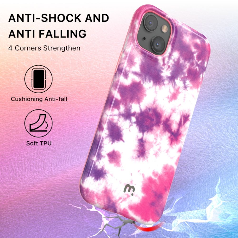 MyBat Pro Chic Series Phone Case for iPhone 14 Plus - Sunset Tie Dye by MyBatPro - Refurbished - Brand New condition - Image 5