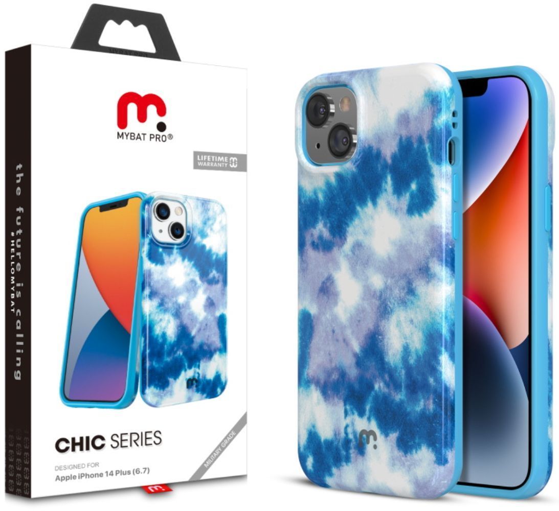 MyBat Pro Chic Series Phone Case for iPhone 14 Plus - Sky Tie Dye by MyBatPro - Refurbished - Brand New condition - US$10.08