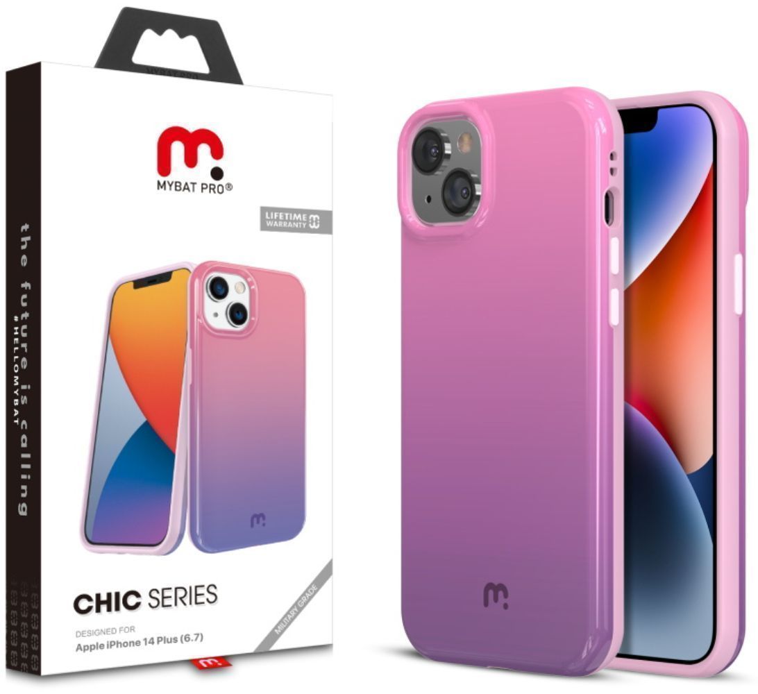 MyBat Pro Chic Series Phone Case for iPhone 14 Plus - Violet by MyBatPro - Refurbished - Brand New condition - US$10.43