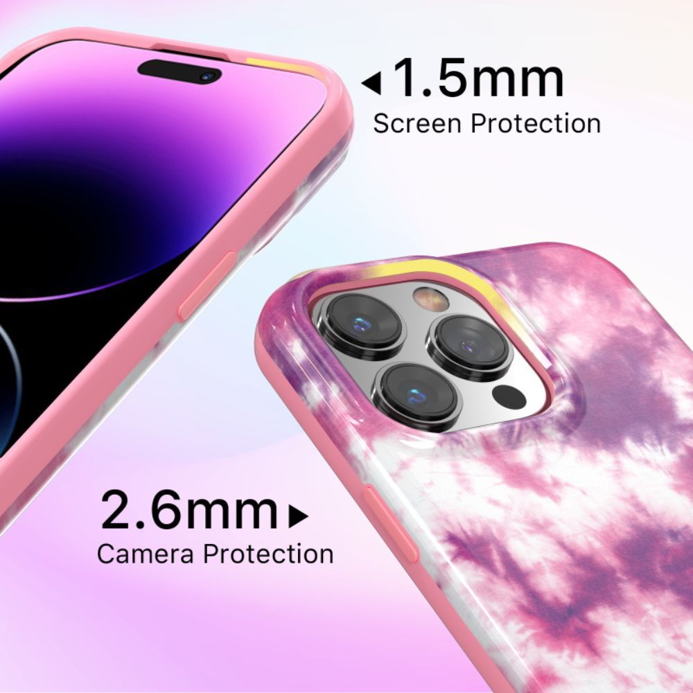 MyBat Pro MyBat Pro Chic Series Phone Case for iPhone 14 Pro - Sunset Tie Dye by MyBat Pro - Image 3