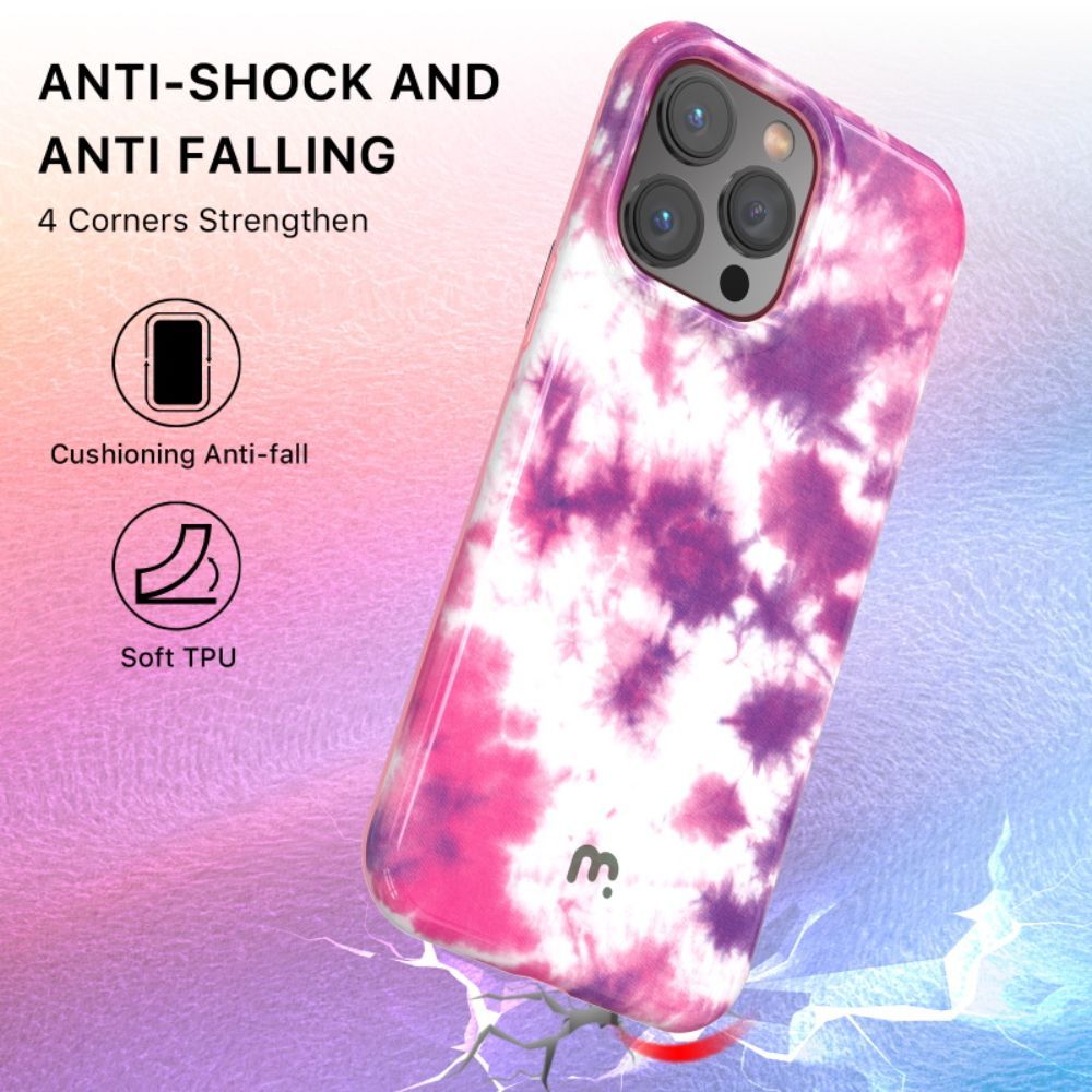 MyBat Pro MyBat Pro Chic Series Phone Case for iPhone 14 Pro - Sunset Tie Dye by MyBat Pro - Image 4