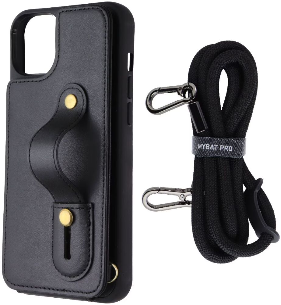 MyBat Pro Clutch Series Crossbody Wallet Phone Case for iPhone 15 Plus - Black - Brand New by MyBat Pro - Refurbished - Brand New condition - Image 4