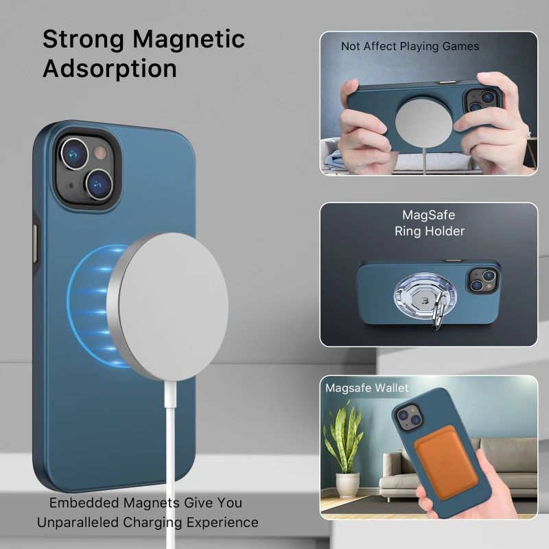 MyBatPro MyBatPro Fuse Series with Magsafe Phone Case for iPhone 14 Plus - Blue by MyBatPro - Image 6