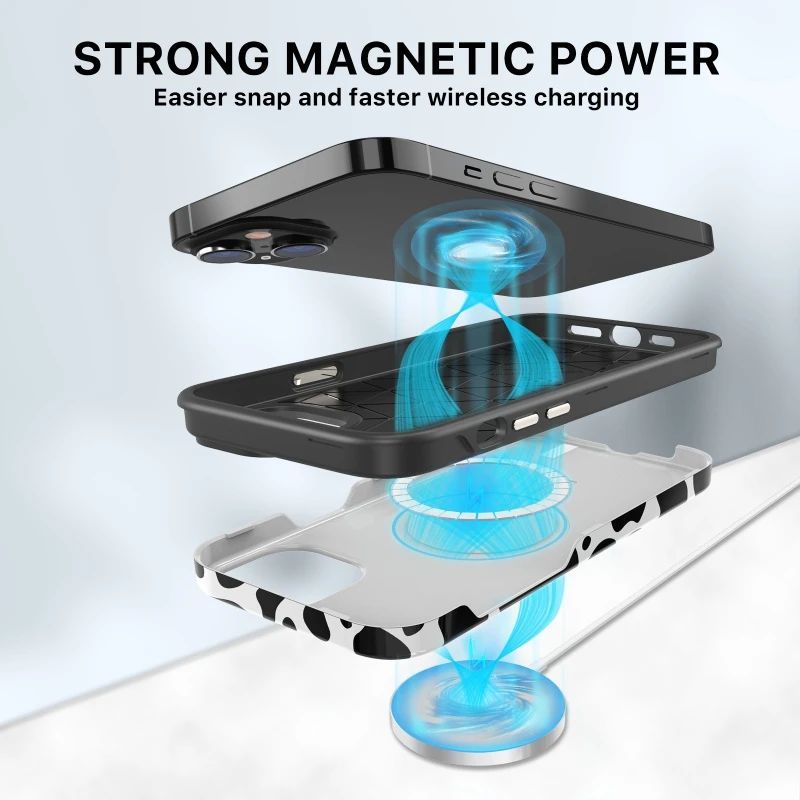 MyBatPro MyBatPro Fuse Series with Magsafe Phone Case for iPhone 14 Plus - Holy Cow by MyBatPro - Image 6