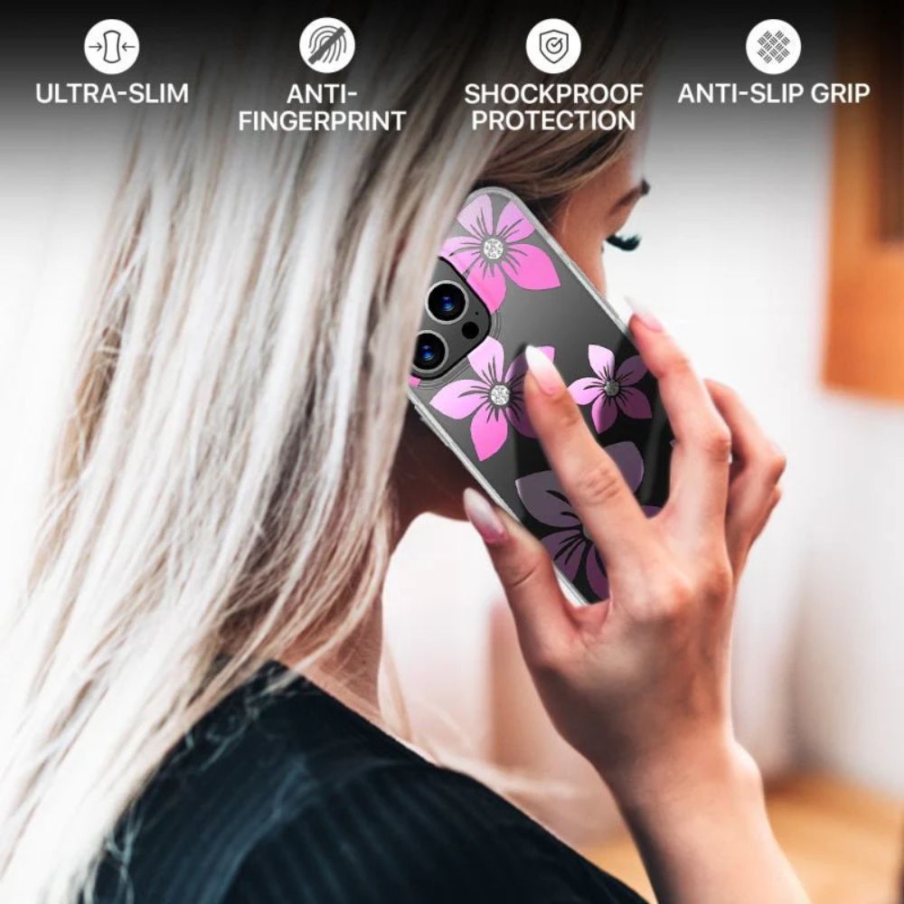 MyBat Pro Mood Diamond Series Phone Case for iPhone 13 Pro - Blossoms - Brand New by MyBat Pro - Refurbished - Brand New condition - Image 9